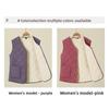 New autumn and winter fleece-lined vest for mothers, thickened and warm, suitable for wearing indoors or as an outer layer to protect against the