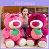 Huggin Bear Lotso Holding Strawberry Dressed Up Plush Doll Kids Gifts Birthday