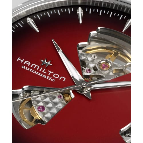 Hamilton Jazzmaster Skeleton Automatic Watch H32675170 Gent [Officially Imported] with Official Warranty