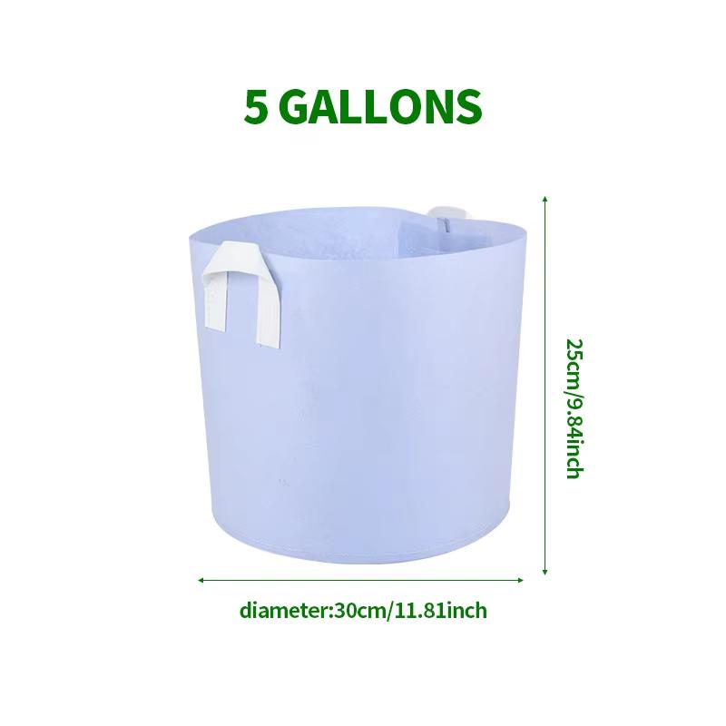 

Thickened Breathable Grow Bags Multi-Size with Handles for Indoor Outdoor Plant Root Protection Gardening Containers