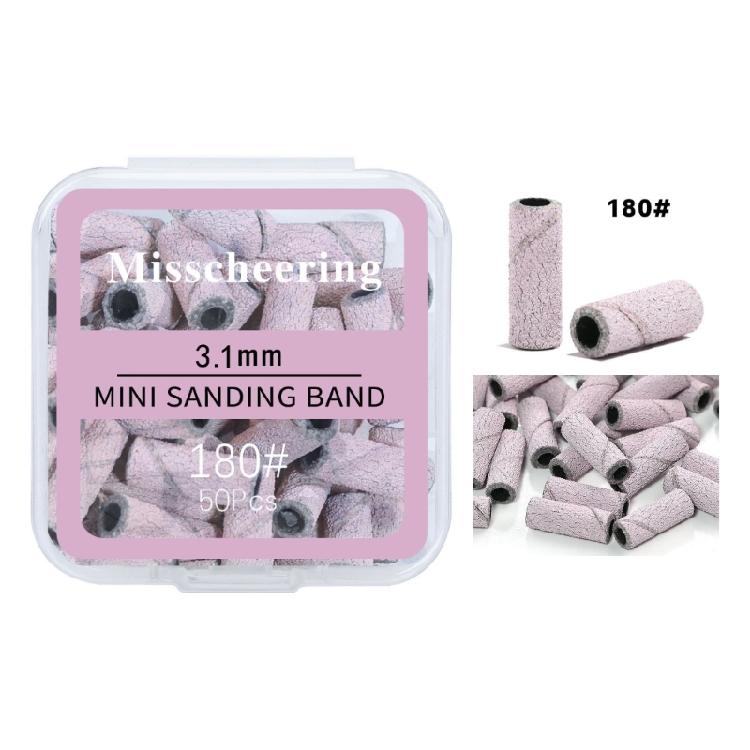 3.1mm Nail Sanding Bands Small Sanding Bands for Nail Acrylic Gel Removing