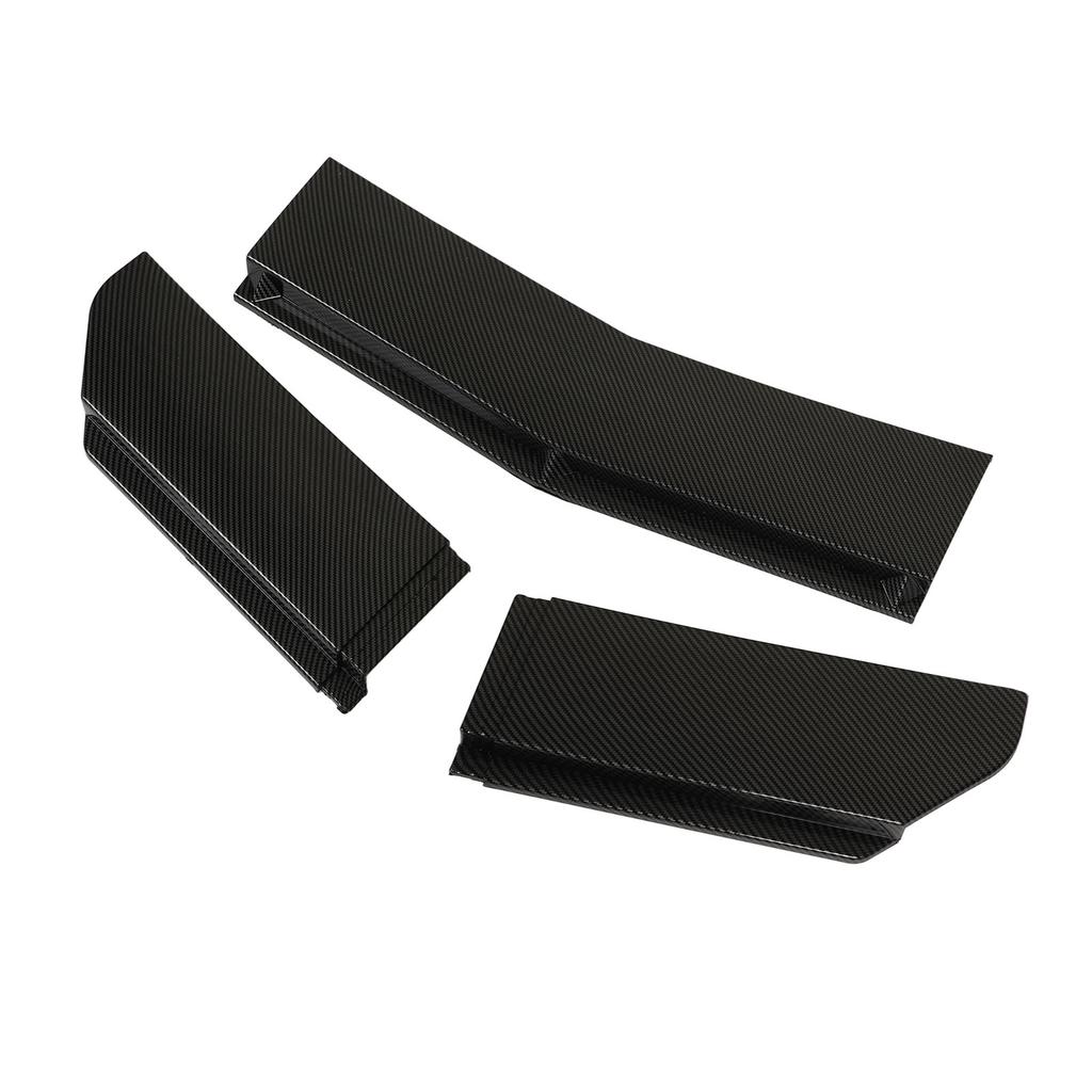 5Pcs Front Bumper Spoiler Splitter 110 to 140cm   Car Lip Body Kit for Modification