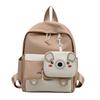 New Children's Backpack Cartoon Cute Children's Schoolbag Kindergarten Two-piece Set Splicing Small Backpack