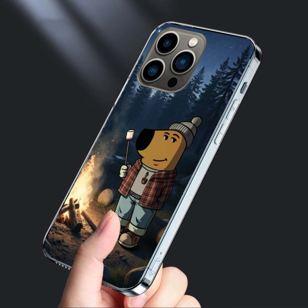 

Чехол-мем Chill Guy для iPhone 16E 15 Pro 14 Plus 17E 16 17 Pro Max Air 11 12 13 Mini Ударопрочный Capa Милый Чехол TPU Cl iPhone 15 Pro