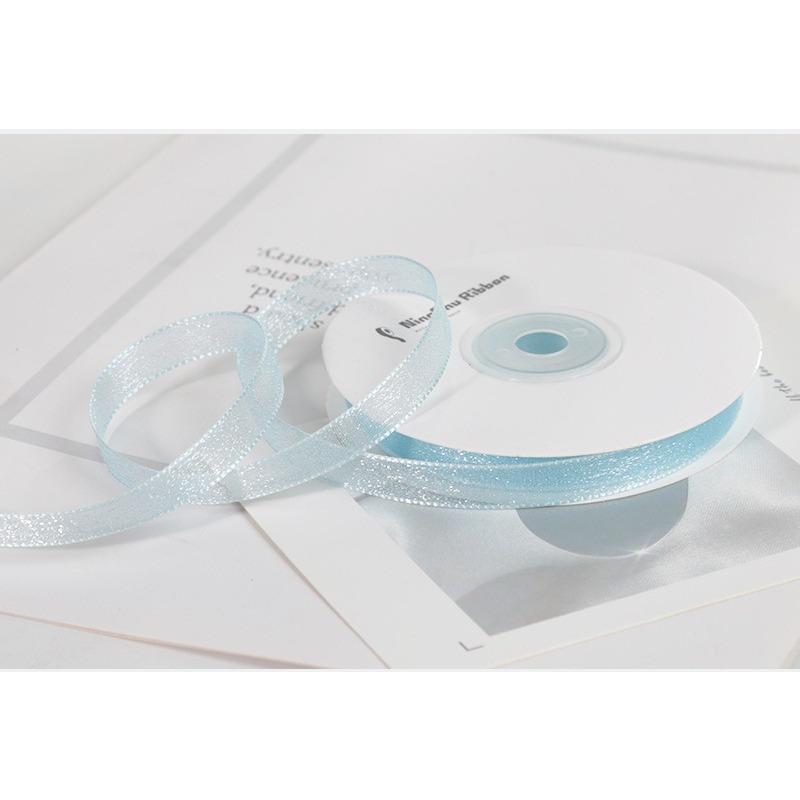 1cm Bubble Yarn  Ribbon  Lace  Flower Snow Yarn  Bow  Tie  Bouquet  Webbing  and Colorful Ribbon Packaging