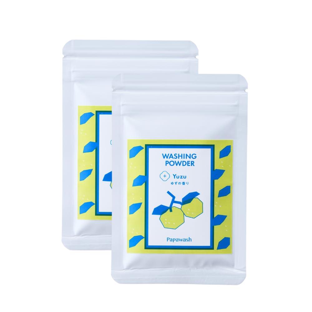 Papa Wash Washing Yuzu X Facial Cleansing Enzyme Facial Pore Powder, Scent, 2-Pack (20g 2) [Enzyme Powder, Cleanser, Cleanser]