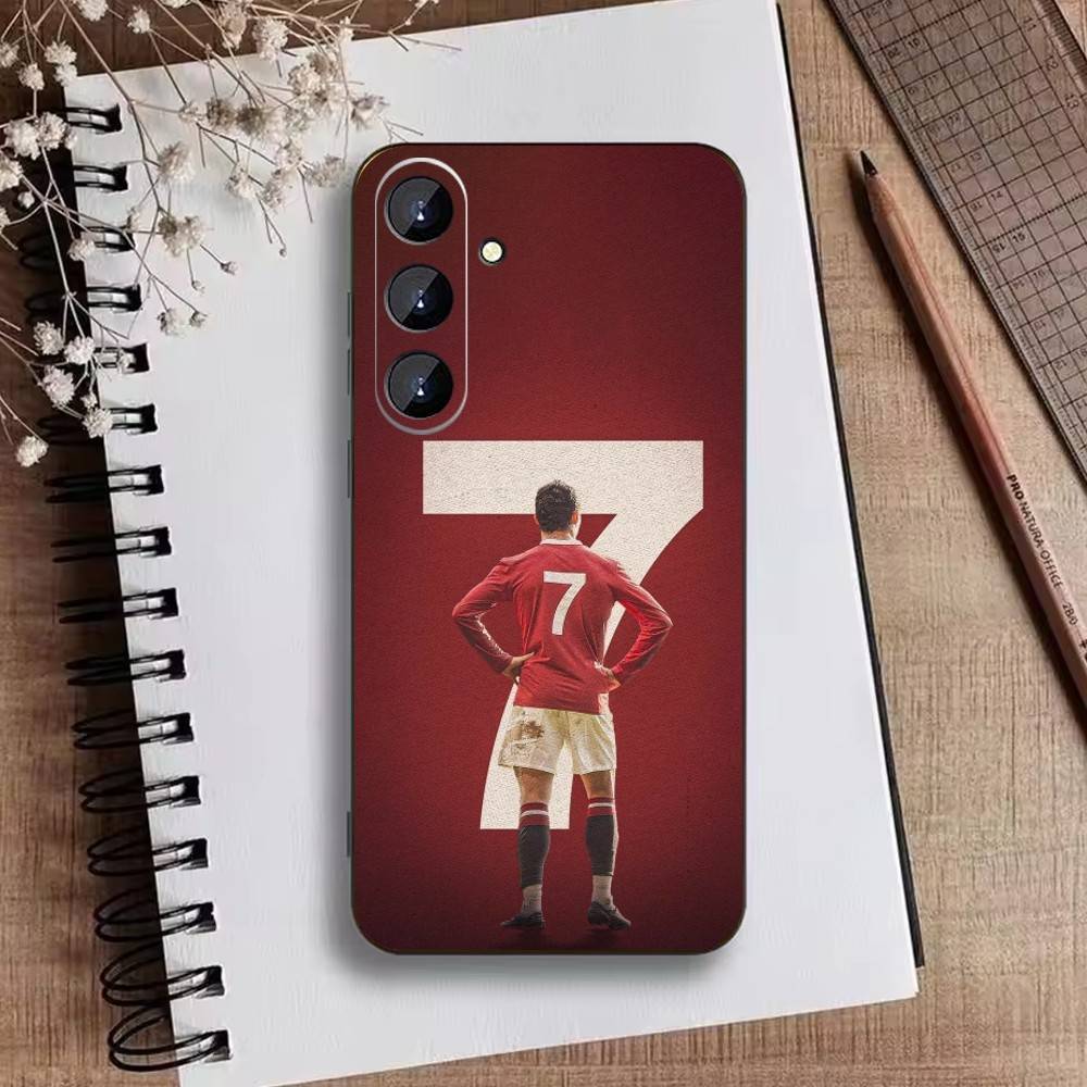 Player L-Ronaldo C-CR7 Phone Case For Samsung Galaxy A73,A72,A71,A70,A52,A51 Others Soft Black Cover
