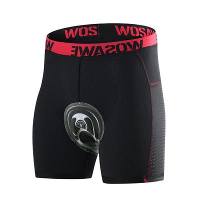 Men Cycling Underwear Shorts Breathable Mesh Cycling Gel Pad Shorts Bicycle MTB Road Bike Riding