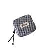 Color Block Plaid Bluetooth Earphone Bag - High Value Coin Purse & Privacy Storage for Students