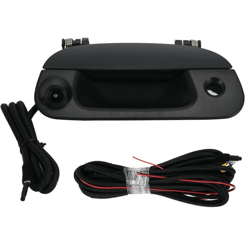 Rear Tailgate Trunk Handle w Backup Camera RCA Plug Parking Guideline for F150 F250 F350 F450 F550 1997-2007 Explorer Lobo 2001-2005 7L3Z-9943400-AA