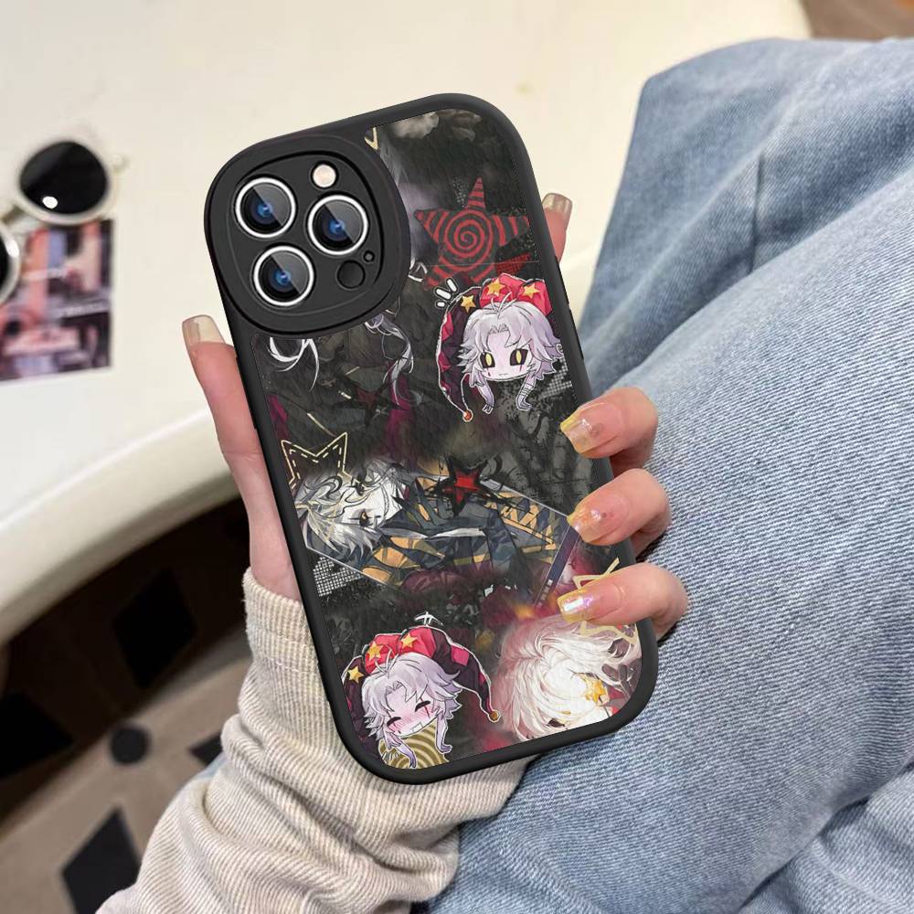 

The Freak Circus Pierrot Phone Cover For IPhone 11 12 13 14 15 16 Pro Max Mini Plus Soft Leather Case iphone 12pro