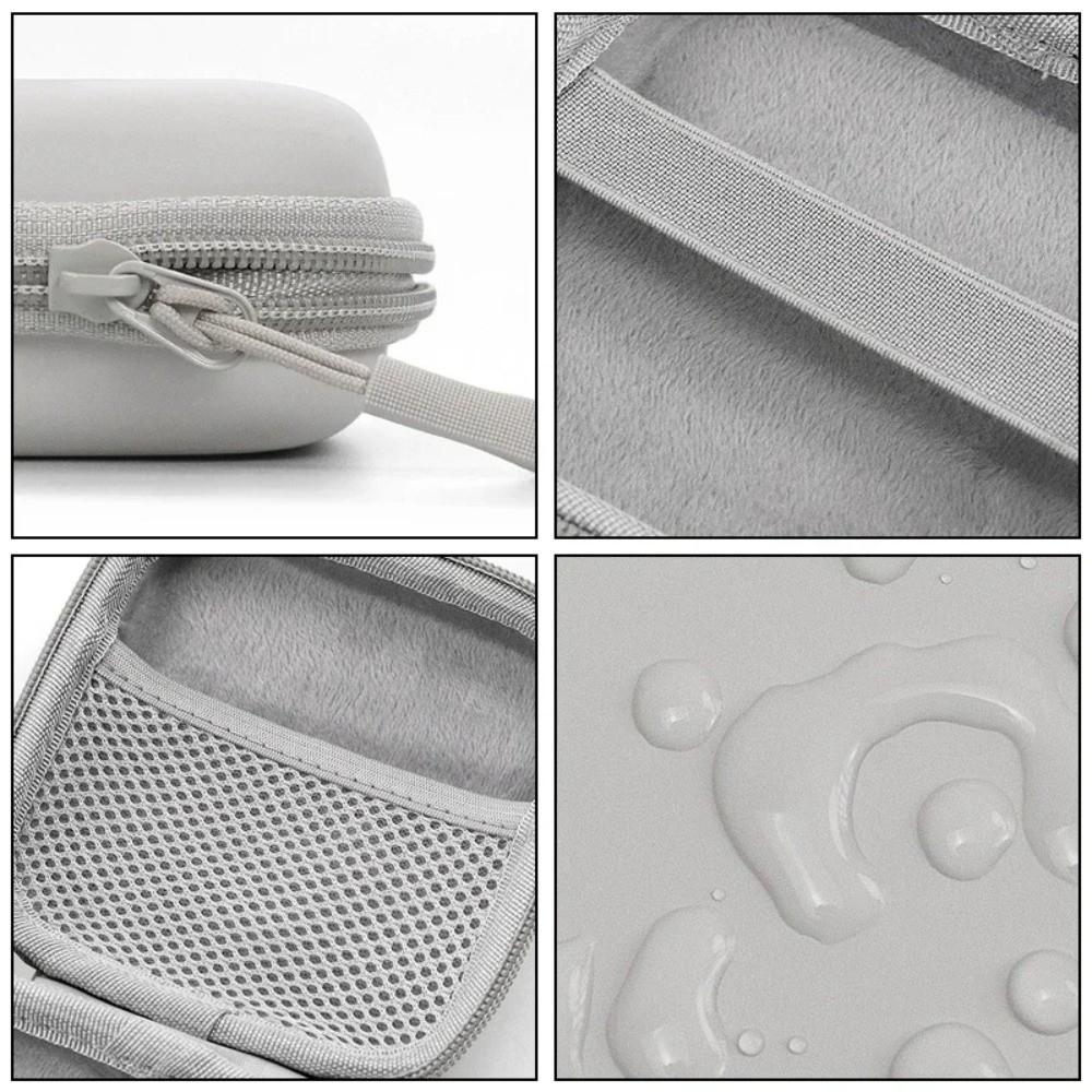 Hard Shell Digital Gadget Case Elastic Straps Earphone Storage Box  Data Cable Bag