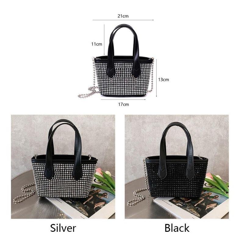 Genți de mână de designer de lux pentru femei, geantă cu lanț, geantă de umăr, geantă de mesager, vară 2022, genți crossbody cu incrustație de diamante din piele PU