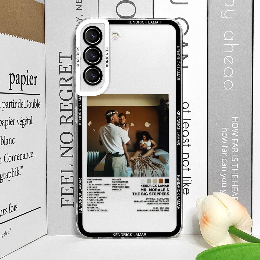 Rapper Kendrick Lamar Handyhülle für Samsung Galaxy S25 S24 S23 S21 Ultra FE Transparente Weiche Hüllen für Samsung S22 Plus Fundas