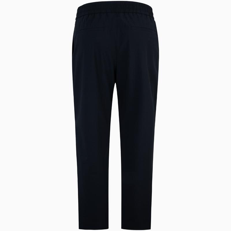 Calvin Klein Minimalist Elastic Waist Straight Leg Commuter Casual Pants Men Bottoms Space-Black 40QM611