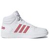adidas Hoops 2.0 Mid 'White Purple Red' Women's Sneakers B42101