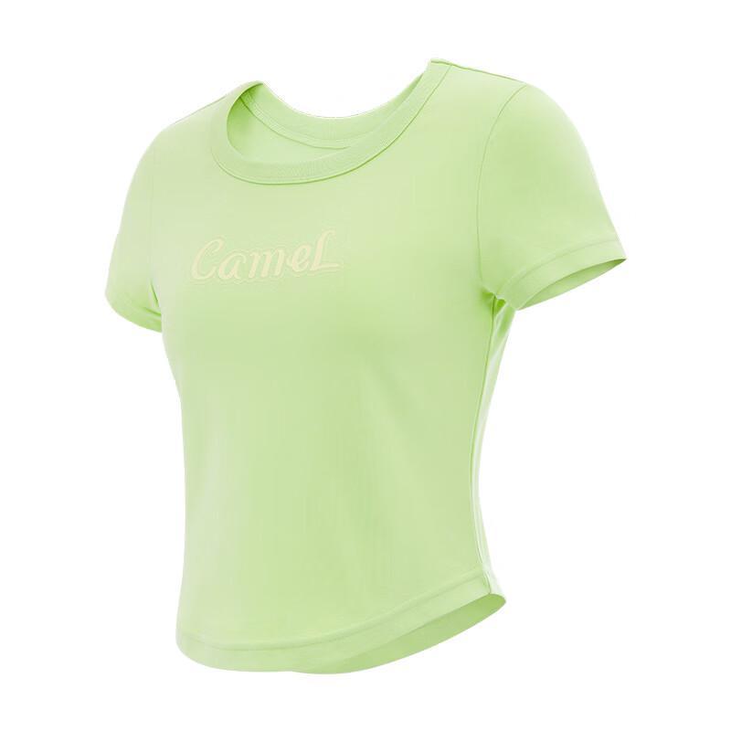 CAMEL Women's Cotton-Feel Quick-Dry Sports T-Shirt