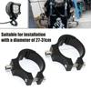 2pcs Universal Motorcycle Headlight Bracket Tube Fork Spotlight Holder Clamp Mounting Handlebar Clamp Kit For For Honda L5R9