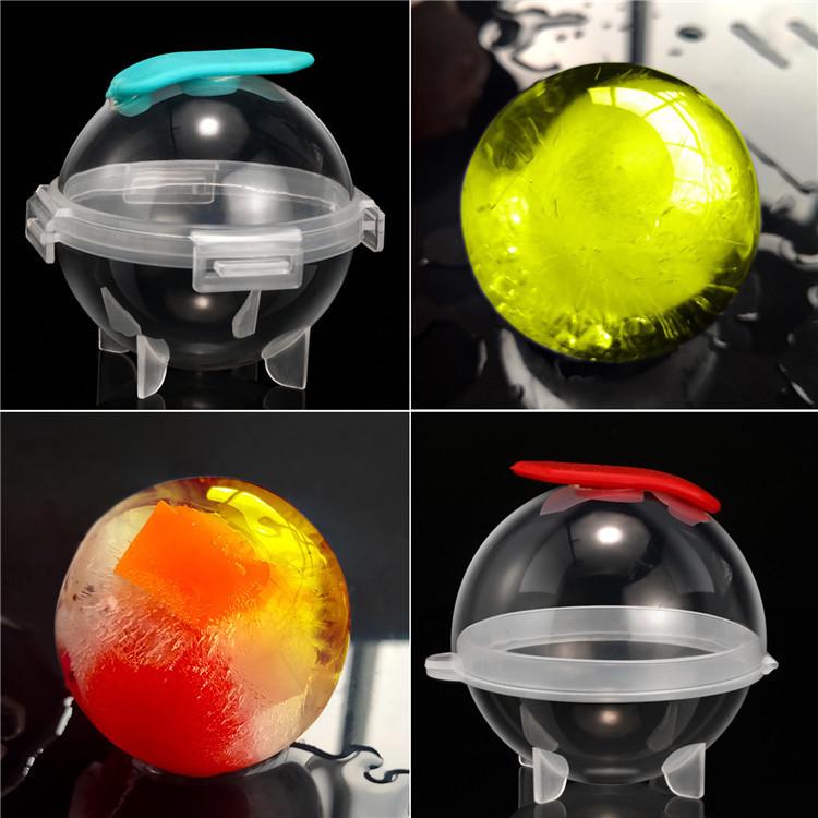 Ice Ball Mold for Home - Large Round Ice Cube Tray and Maker