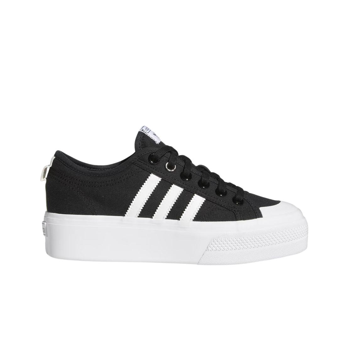 

(w) Adidas Nizza Platform Core Black Cloud White 220