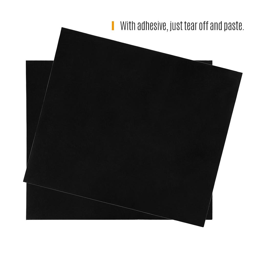 Leeres Schlagbrett-Plattenmaterial Schlagbrett für Akustikgitarren DIY Custom PVC Schwarz 1 STÜCK