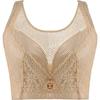 Sexy Push Up Bras Women Plus Size Bra 34-52 C D E Thin Gathered Wireless Brassiere Underwear Embroidery Floral Bralette Female