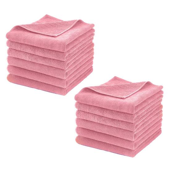 Microfiber Cleaning Towels Water Absorbent Reusable All-Purpose Cleaning Cloth Ultra-Soft Cleaning Wipes