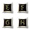Polyester Pillowcase 26 English Letters Sofa Pillow Bedside Cushion Car Lumbar Cushion Office