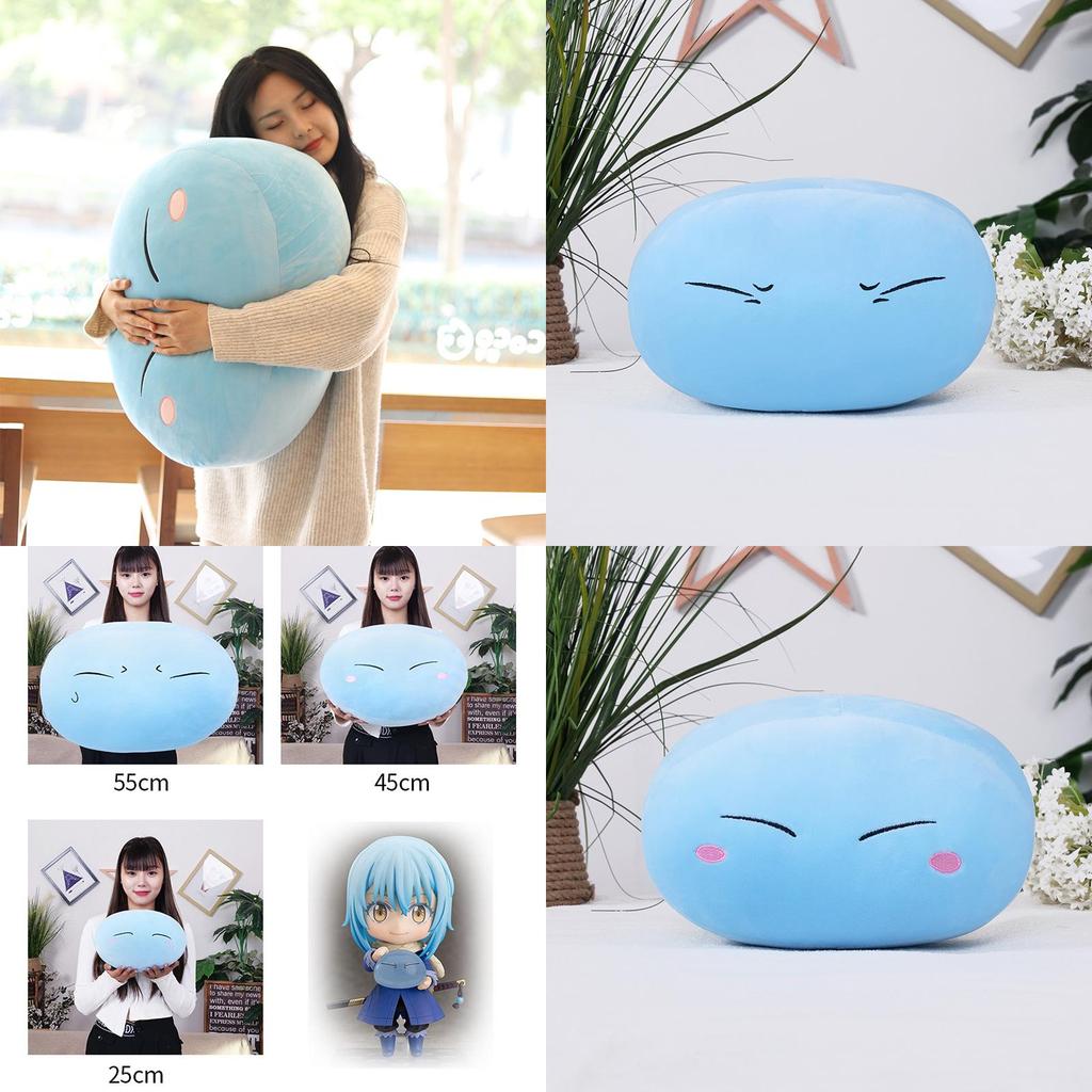 Super Soft That Time I Got Reincarnated As A Slime Cartoon Plush Toy Throw Pillow For Kids