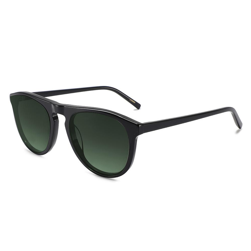 2025 Fashion Travel Versatile High Quality Acetate Round Oval Polarized Sunglasses Men Women Outdoor Sun Protection Eyeglasses
