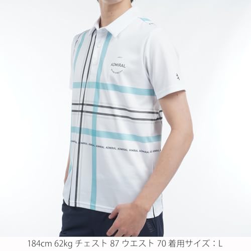 Admiral Golf Check Print Shirt ADMA508