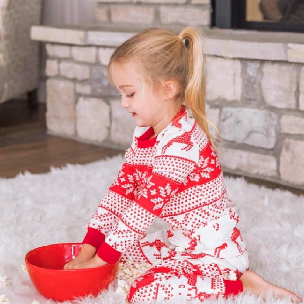 Homewear Pyjamas Set Christmas Top&Pants 2024 Family Matching Pyjamas