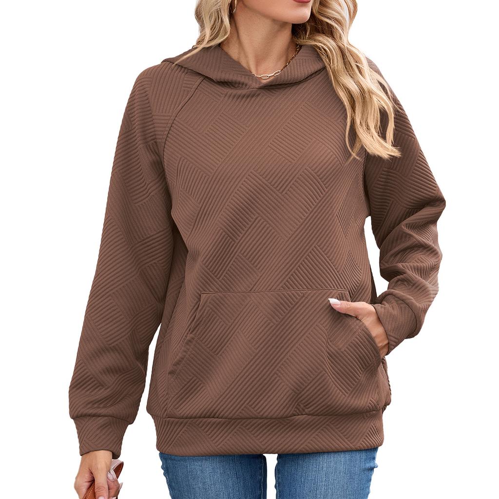 Solid Casual Loose Hoodies For Woman 2025 Autumn Designer Women's Oversized Long Sleeve Pullover Sweatshirts Vintage Female Tops