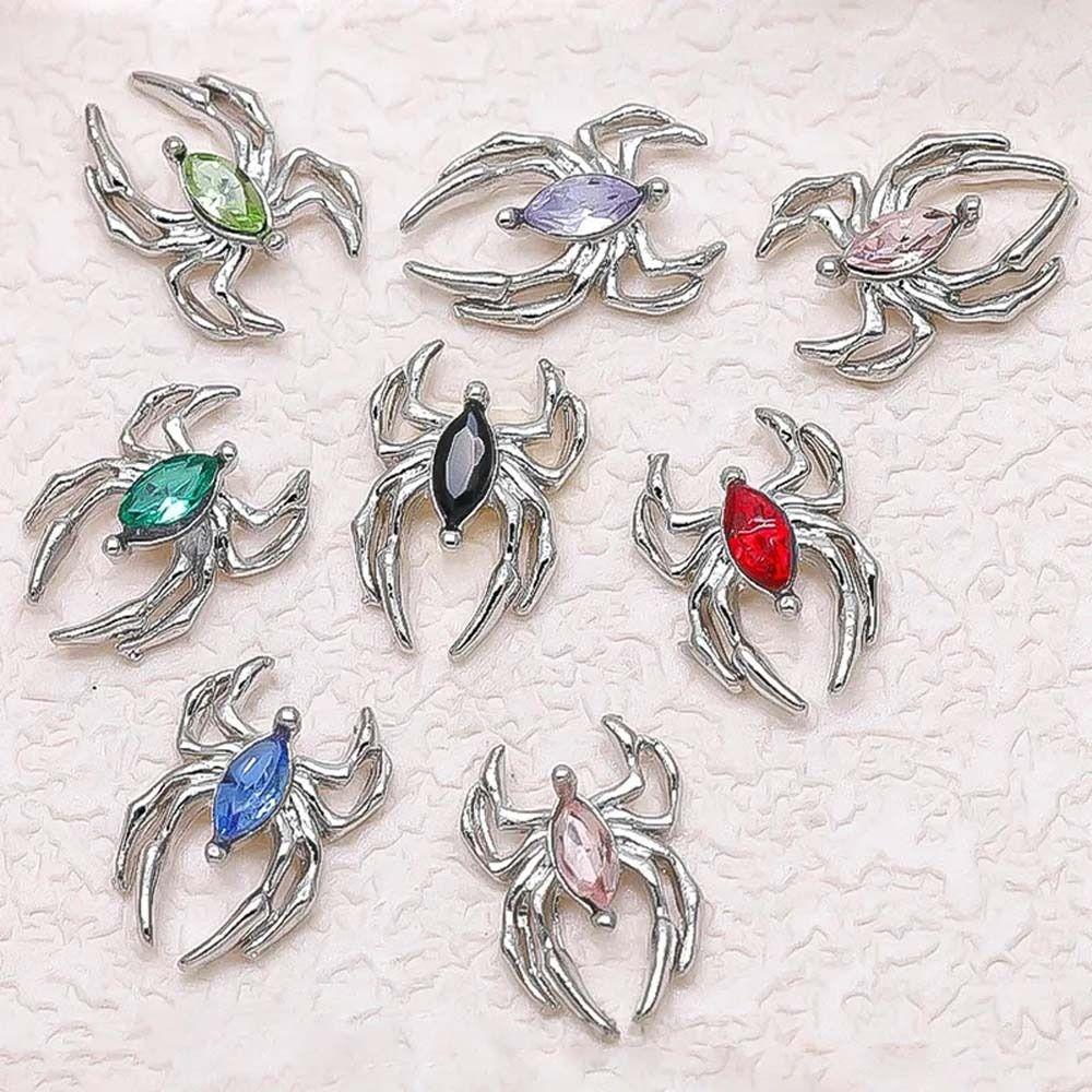 5pcs/set Nail Art Decorations Spider Horse Eye Nail Decorations  Lady