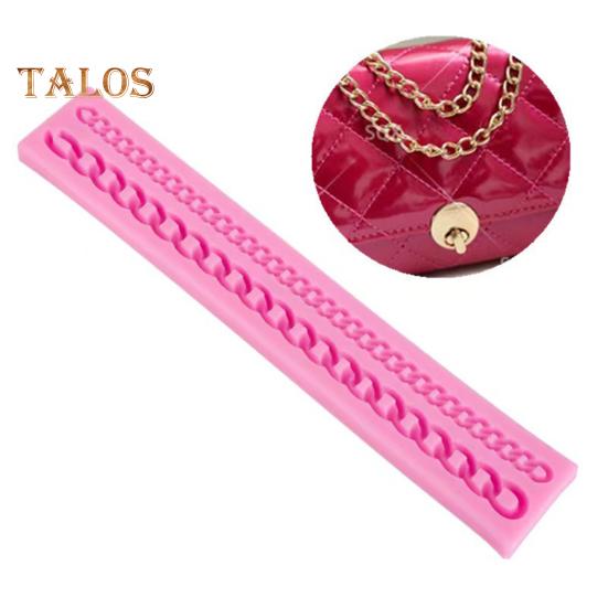 

Трафарет для торта Изысканный, легко чистящийся, экологически чистый, практичный дизайн сумки с цепочкой, шаблон для украшения торта для кухни розовый