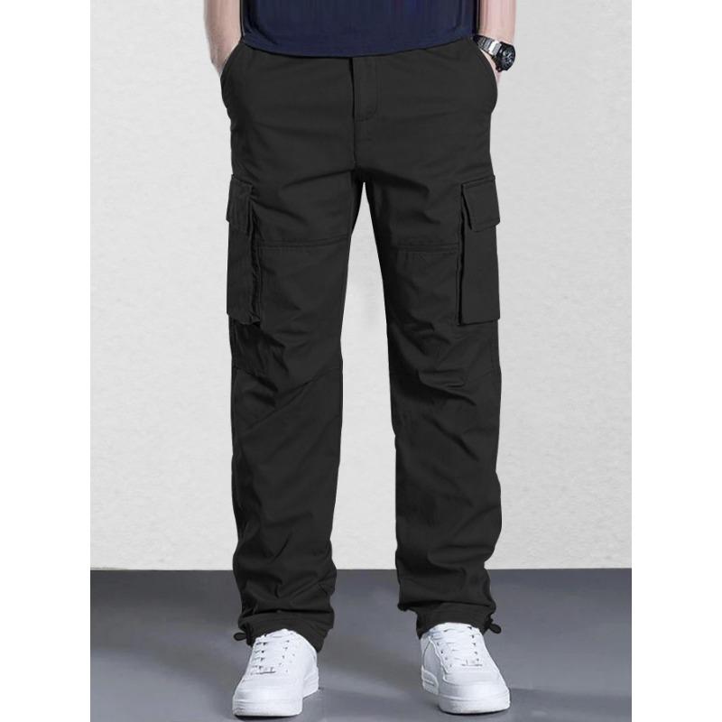 Casual overalls men's spring and summer new retro straight-leg pants versatile trousers