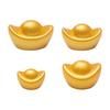 New Year's Wealth-attracting Golden Large Medium and Small Ingots Decorative Accessories Mini Desktop Miniature Ornaments