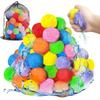 10/30/50 Pcs Reusable Water Sponge Balls Outdoor Pool Beach Water Toys for Backyard Family Fun Summer Water Games Party Gift JXB