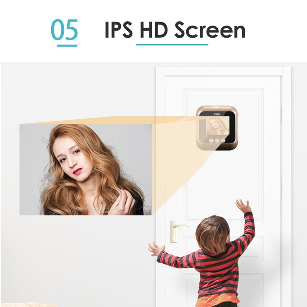 Digital Doorbell Night Vision Door Video Eye Camera Viewer LCD Color Screen Electronic Camera Door BellAA