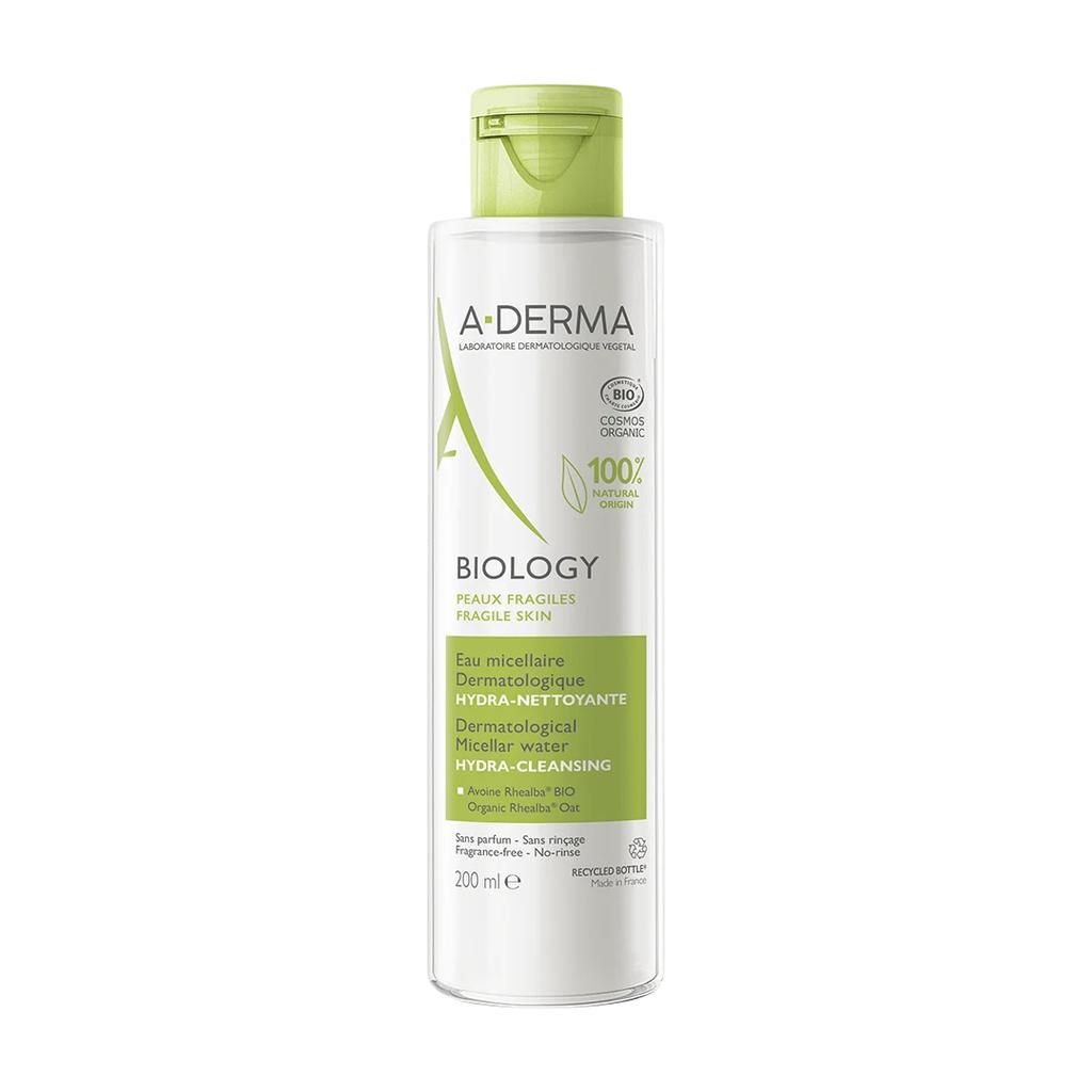 A-Derma, Biology, Hydrating, Micellar Water, All Skin Types, 200 Ml