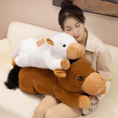 Cute Horse Doll Plush Toy Foal Doll Children Soothing Doll Birthday Gift