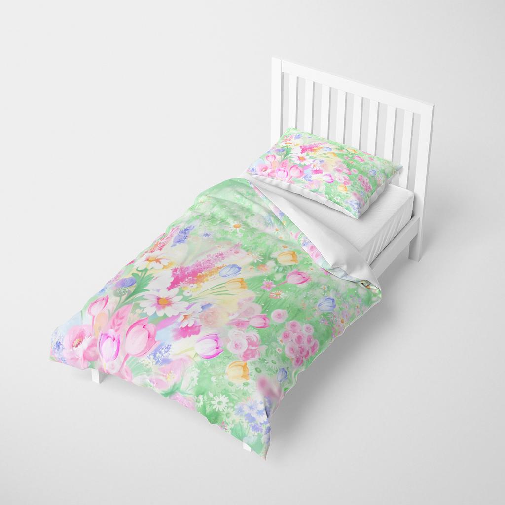 Floral Duvet Cover Kit 3D Printed Ultra-fine Fiber Pillowcase 2024 New Wholesale Elegant and Simple Bedding Set And Soft Kit