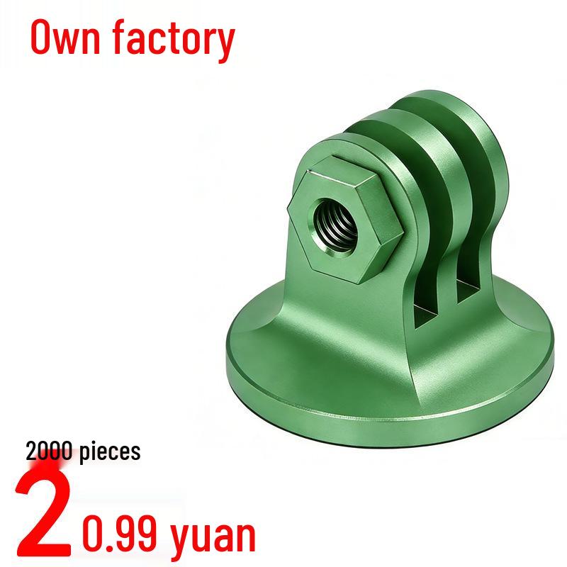Xiaoyi GoPro Aluminum Alloy Adapter & Tripod Conversion Seat for GoPro 3/2/1/3+ зелёный