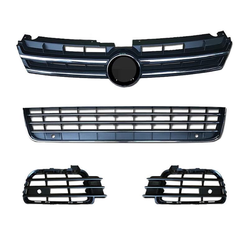 Compatible with 2011-2015 Touareg models: upper/lower grille, front air intake grille, upper/lower ventilation mesh.