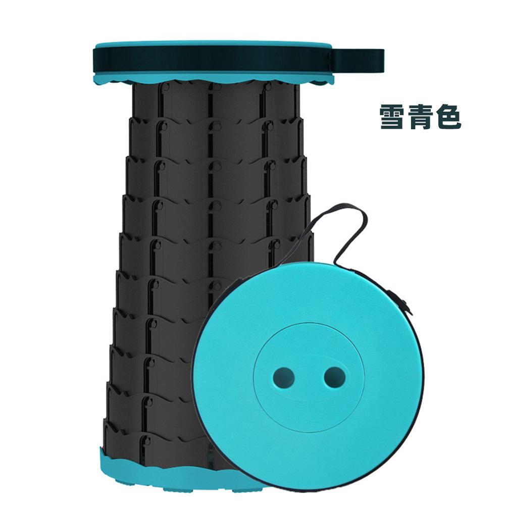 Składany, rozciągliwy stołek na zewnątrz z paskami na ramiona Nowy plastikowy składany stołek dla dorosłych dzieci do użytku domowego Przewijak Magza