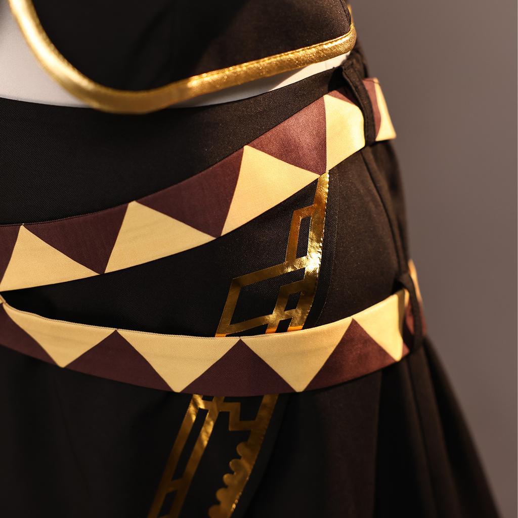 Cosplay completo di Vocaloid Megurine Luka Costume per Role Play di Cantante Virtuale per Donne