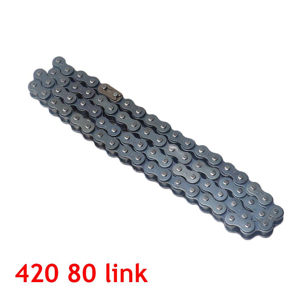 420 74 76 78 80 82 88 90 92 94 96 110 Links Motorcycle Drive Chain Link For CRF 50 70cc 90cc 110cc 125cc Pit Dirt Quad ATV Bike