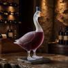 Decantador de Whiskey con Forma de Pájaro Ganso, Botella de Licor de Animal de Vidrio 3D para Exhibición en Barra, Dispensador de Vino Artístico para Regalo en Casa