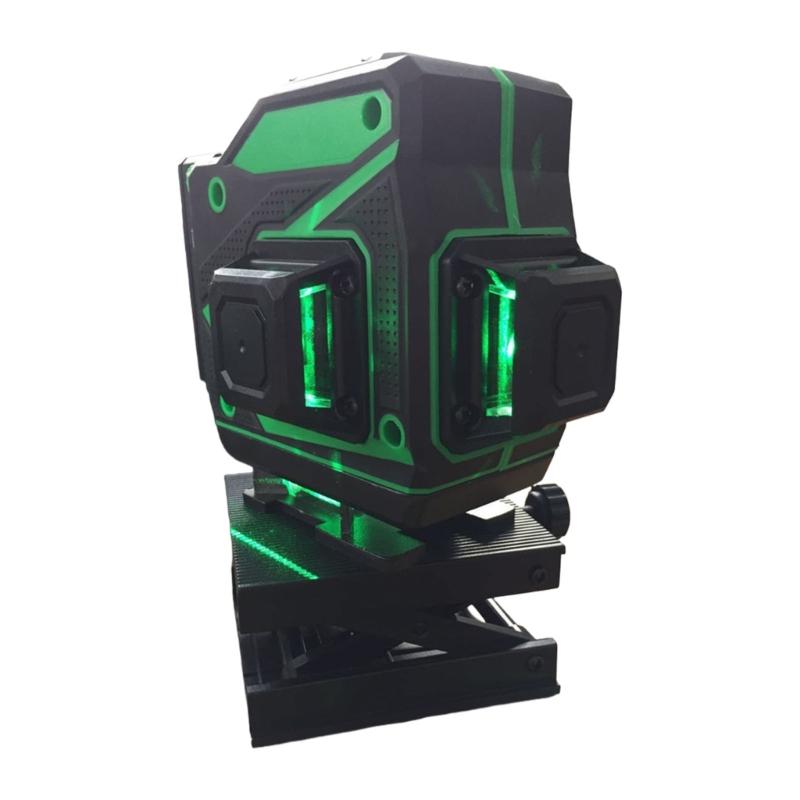 12 Line Leveling Level with ±1mm/ Accuracy and Waterproof Design for Construction Use
