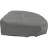 NLQR Front Passenger Side Bottom Seat Cover Pewter Gray 922 Replacement Microfiber Leather Compatible with Chevy Silverado Sierra Tahoe Suburban